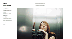 Desktop Screenshot of emilyportmann.com